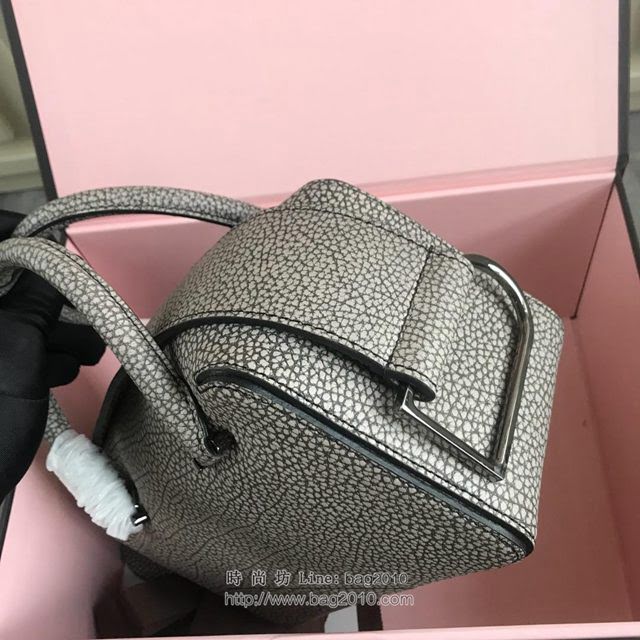 DELVAUX女包 Delvau單肩斜挎包 半手工Cool box 小號 德爾沃女手提包 手拎包 黑白雪花  fcs1181